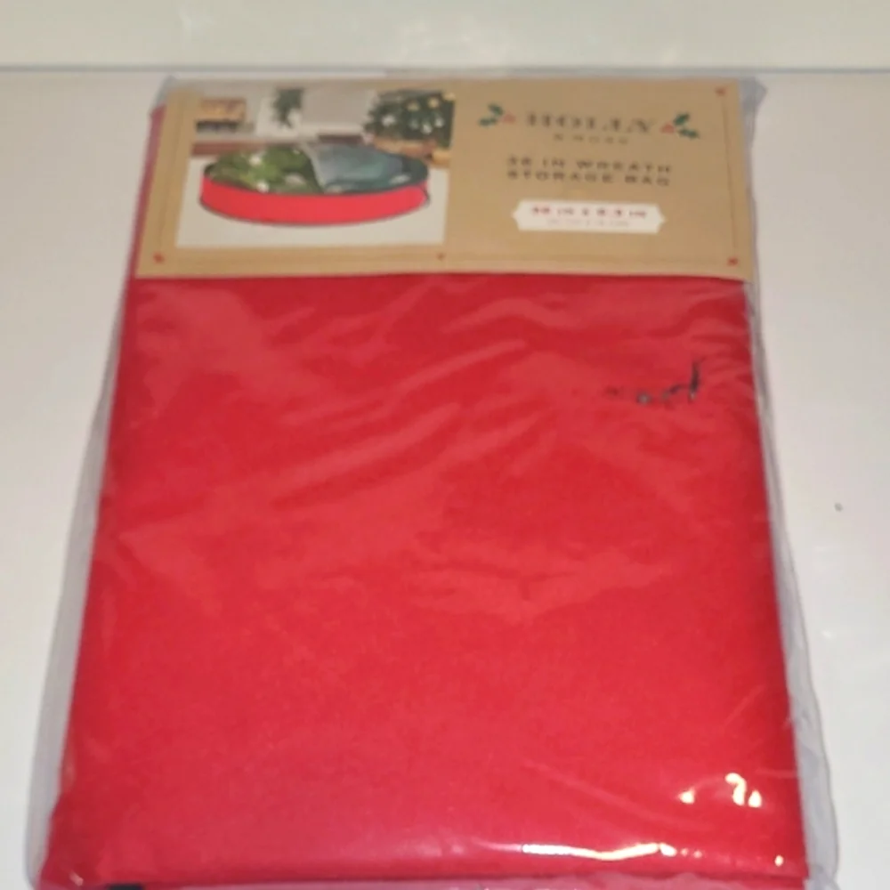 Wreath Storage Bag Red